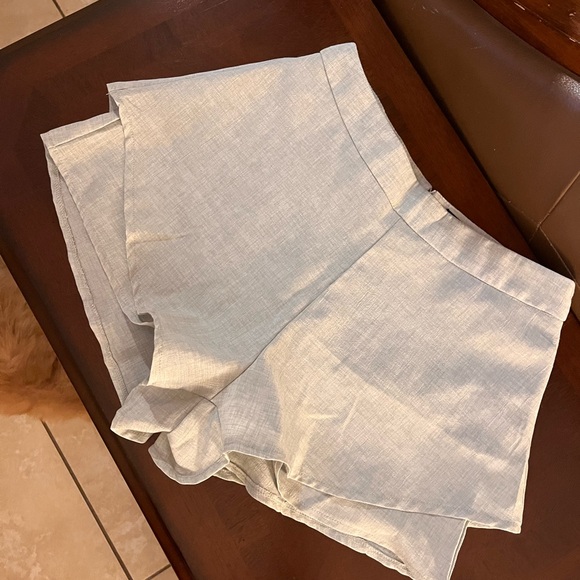 Nasty Gal Gray Skorts High-Waisted Tailored - Picture 1 of 2